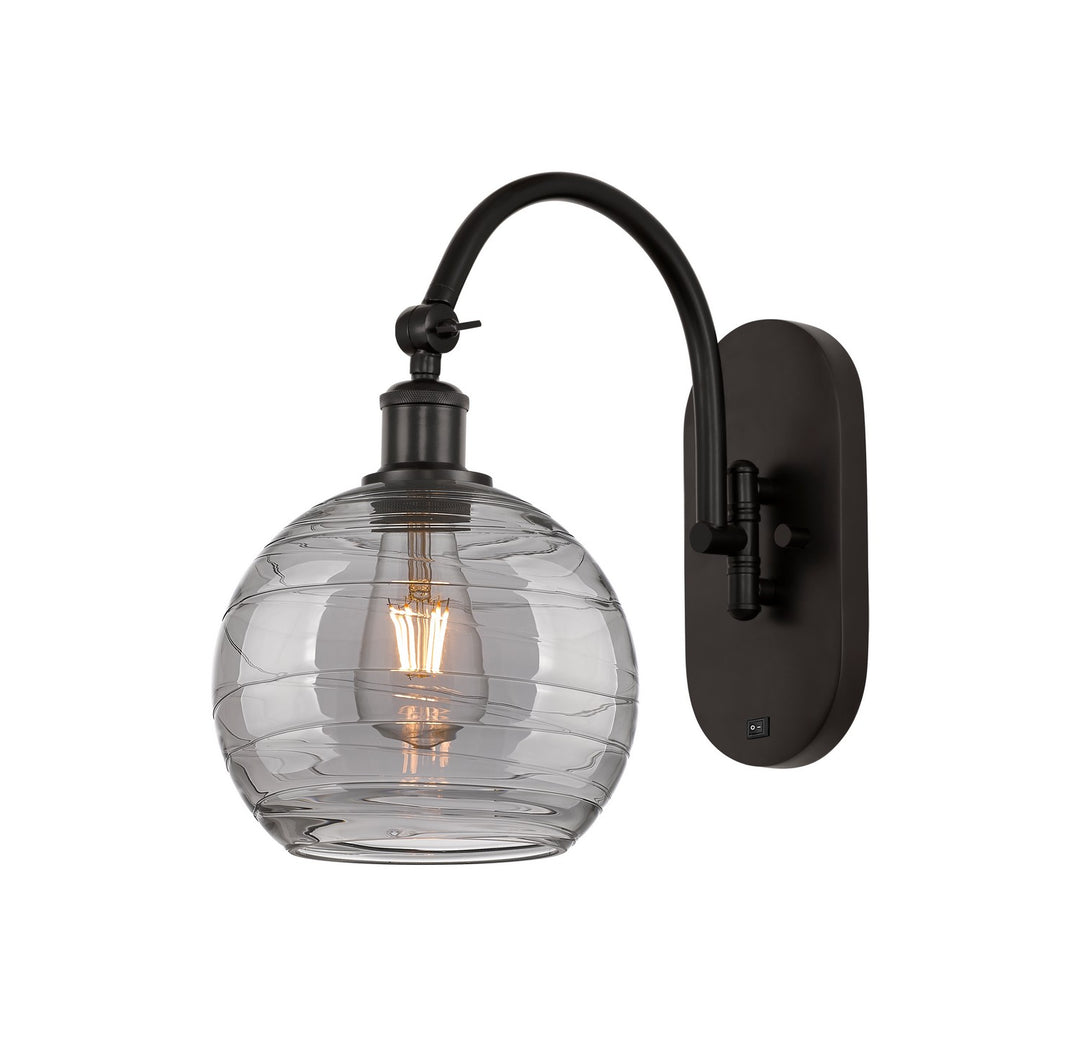 Innovations Ballston 518-1W-OB-G1213-8SM Wall Sconce Light - Oil Rubbed Bronze