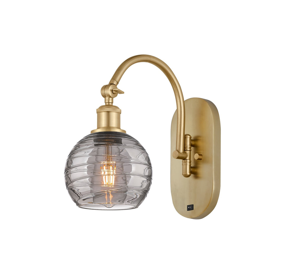 Innovations Ballston 518-1W-SG-G1213-6SM Wall Sconce Light - Satin Gold