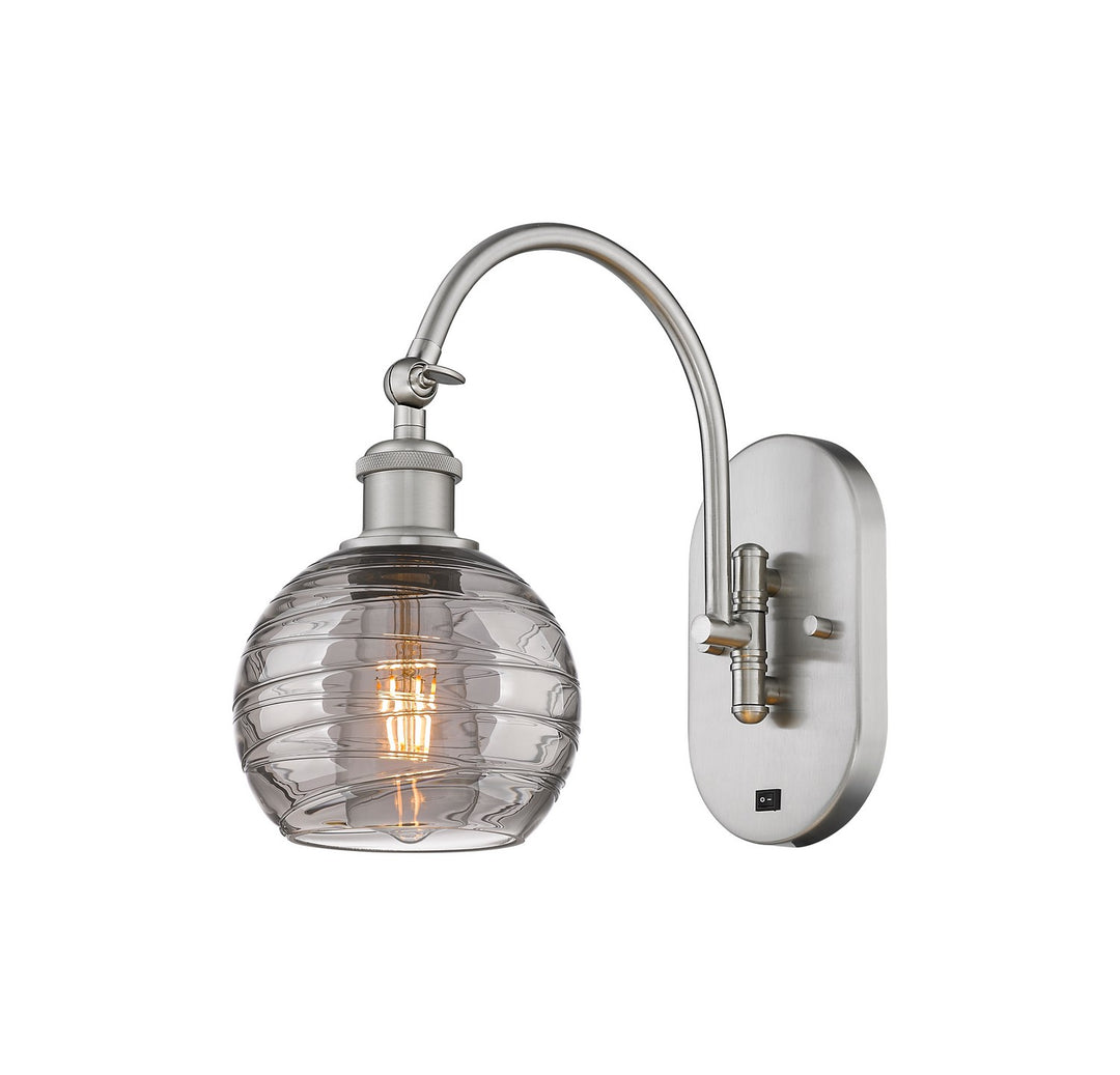 Innovations Ballston 518-1W-SN-G1213-6SM Wall Sconce Light - Brushed Satin Nickel
