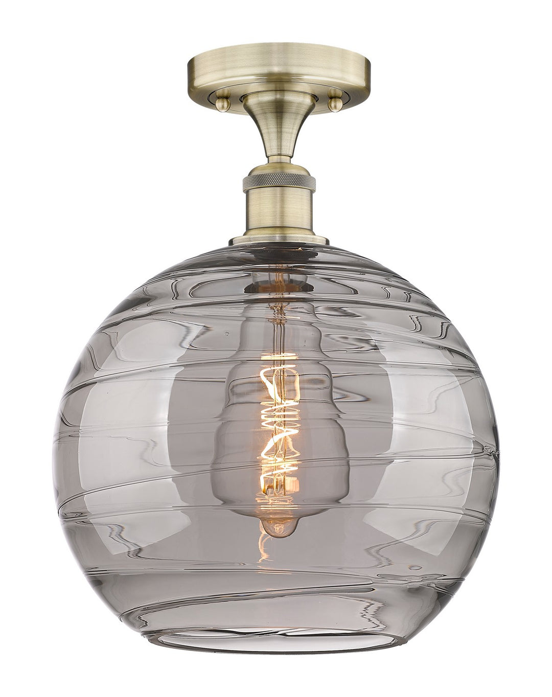 Innovations Edison 616-1F-AB-G1213-12SM Ceiling Light - Antique Brass