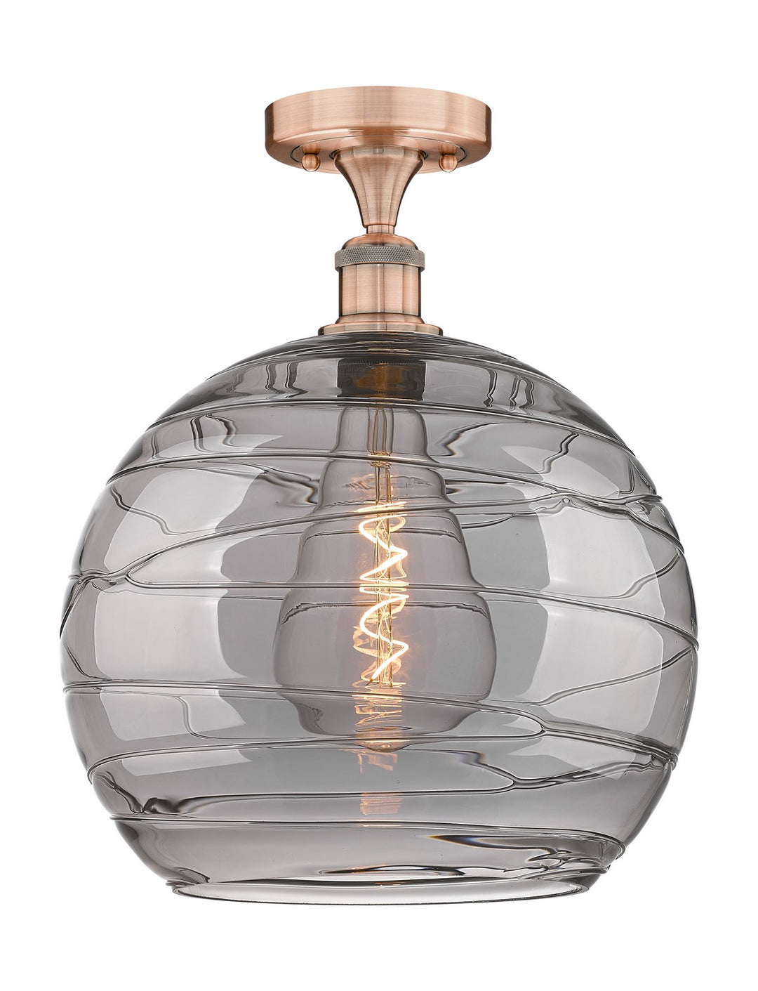 Innovations Edison 616-1F-AC-G1213-14SM Ceiling Light - Antique Copper