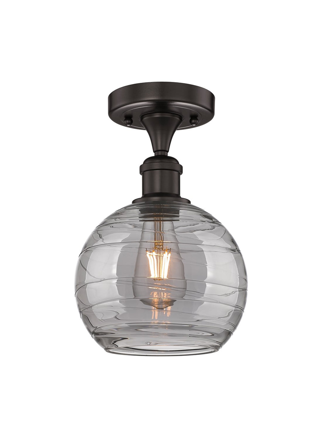 Innovations Edison 616-1F-OB-G1213-8SM Ceiling Light - Oil Rubbed Bronze