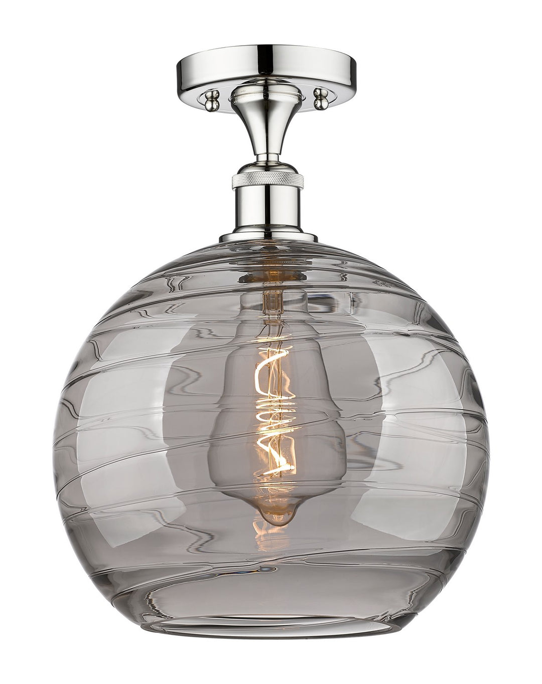 Innovations Edison 616-1F-PC-G1213-12SM Ceiling Light - Polished Chrome