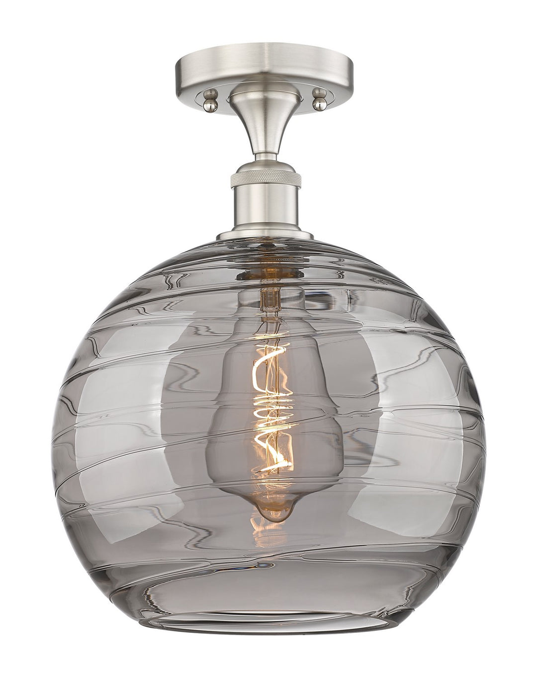 Innovations Edison 616-1F-SN-G1213-14SM Ceiling Light - Brushed Satin Nickel