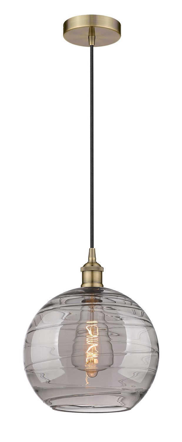 Innovations Edison 616-1P-AB-G1213-12SM Pendant Light - Antique Brass
