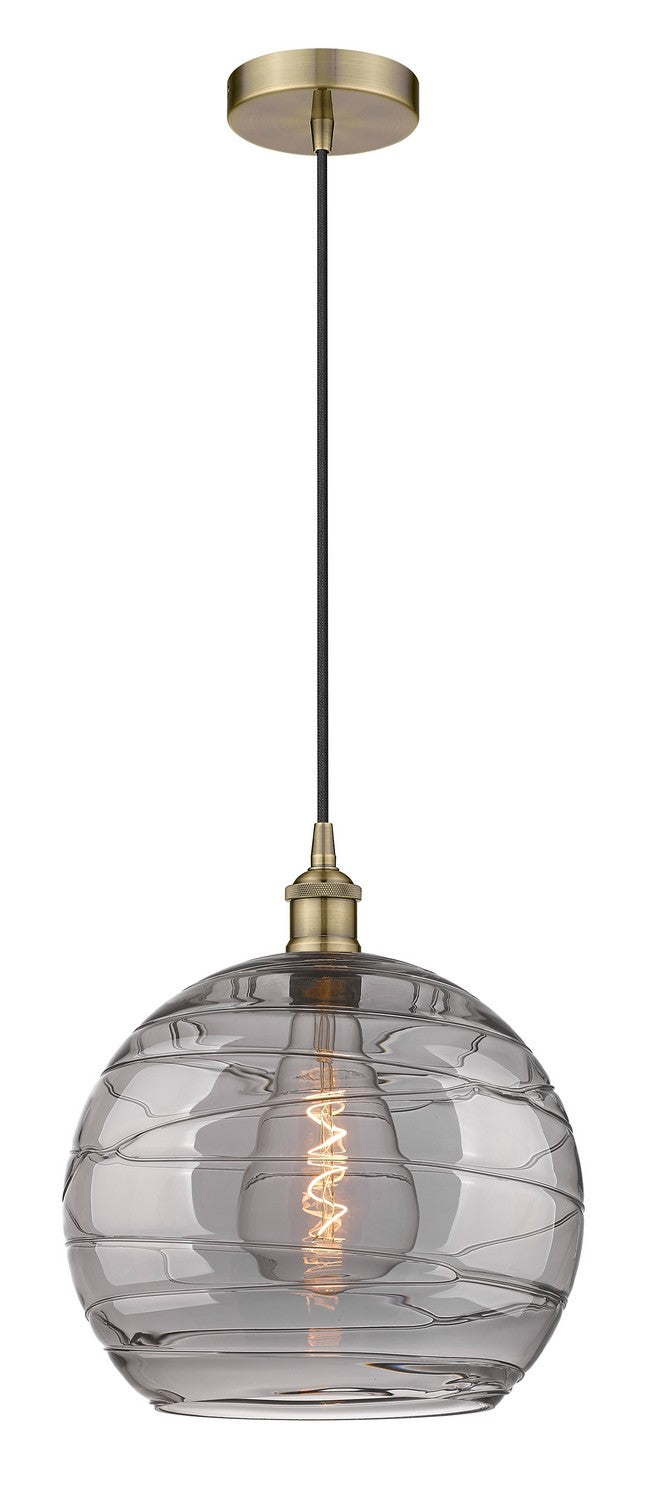 Innovations Edison 616-1P-AB-G1213-14SM Pendant Light - Antique Brass