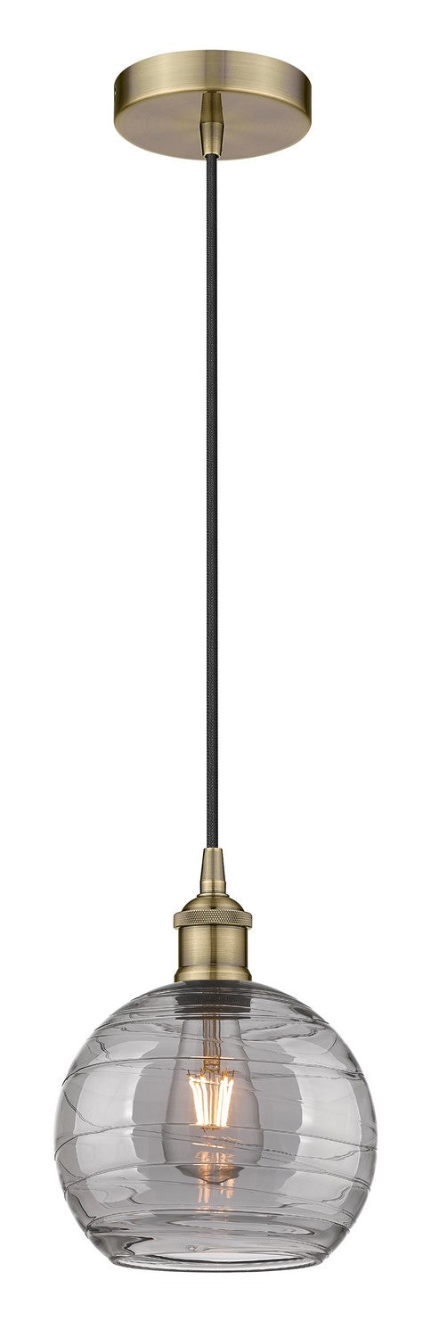 Innovations Edison 616-1P-AB-G1213-8SM Pendant Light - Antique Brass