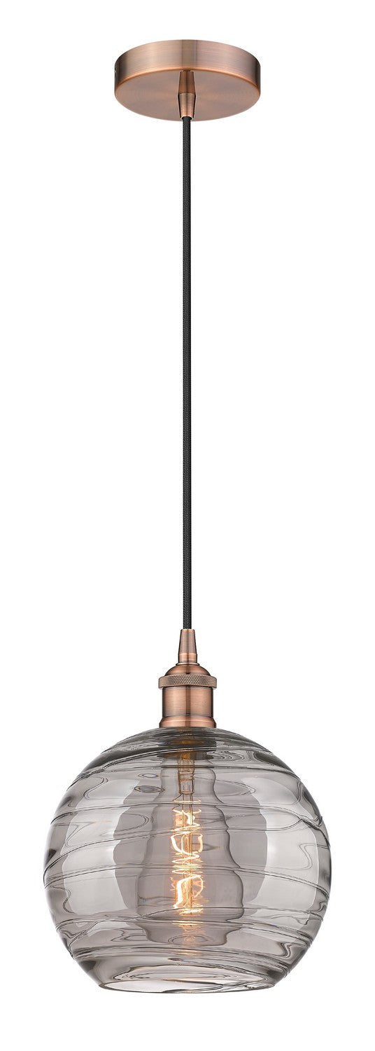 Innovations Edison 616-1P-AC-G1213-10SM Pendant Light - Antique Copper