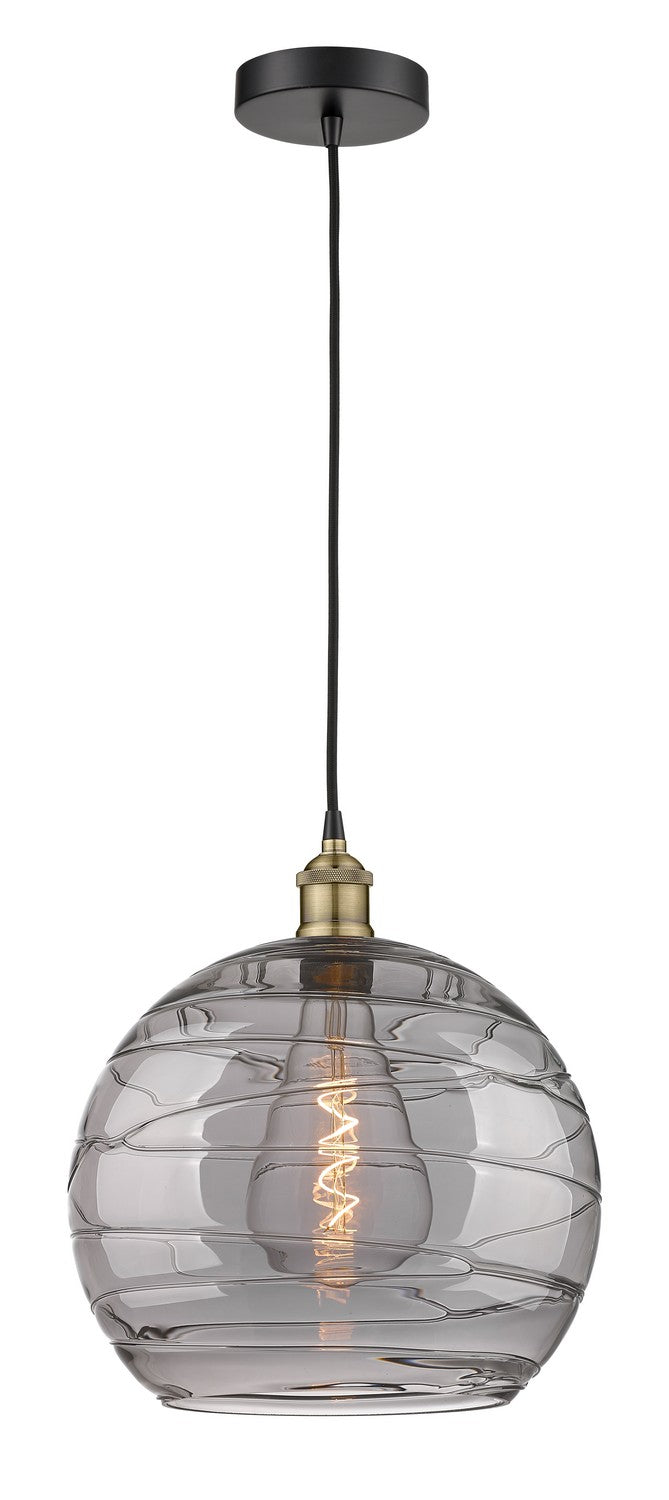 Innovations Edison 616-1P-BAB-G1213-14SM Pendant Light - Black Antique Brass