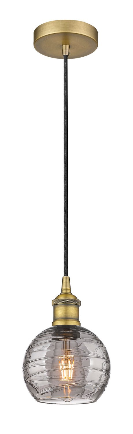Innovations Edison 616-1P-BB-G1213-6SM Pendant Light - Brushed Brass