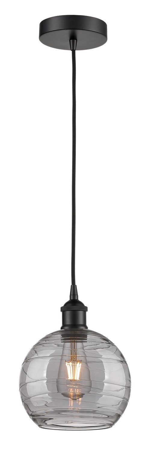 Innovations Edison 616-1P-BK-G1213-8SM Pendant Light - Matte Black