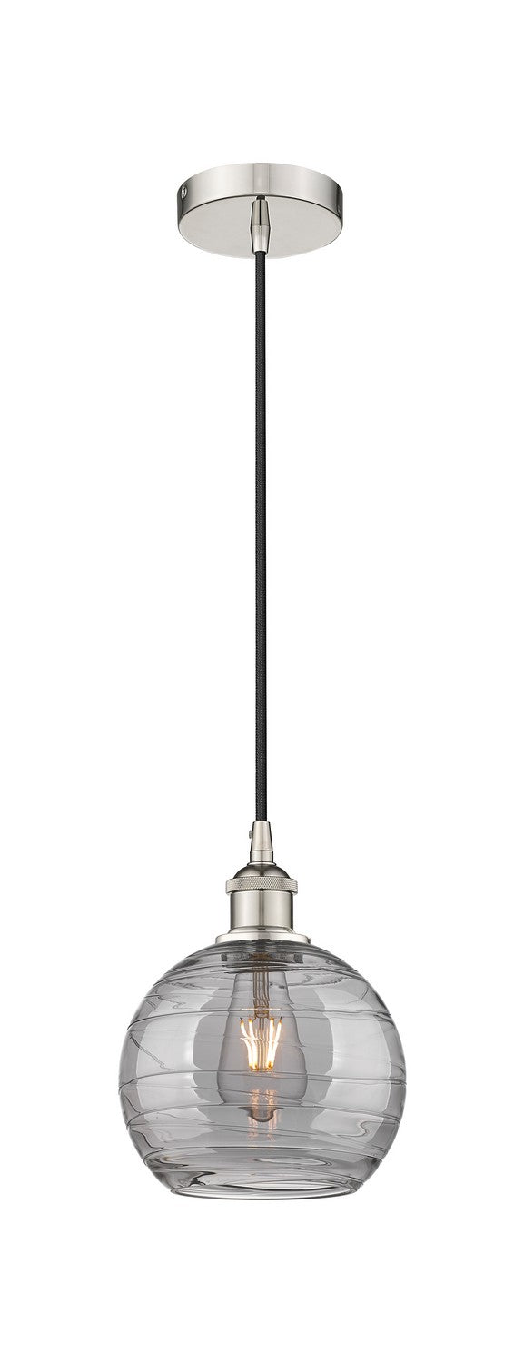 Innovations Edison 616-1P-PN-G1213-8SM Pendant Light - Polished Nickel