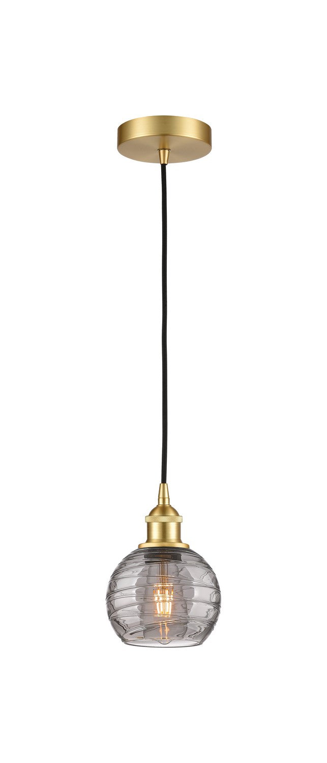 Innovations Edison 616-1P-SG-G1213-6SM Pendant Light - Satin Gold