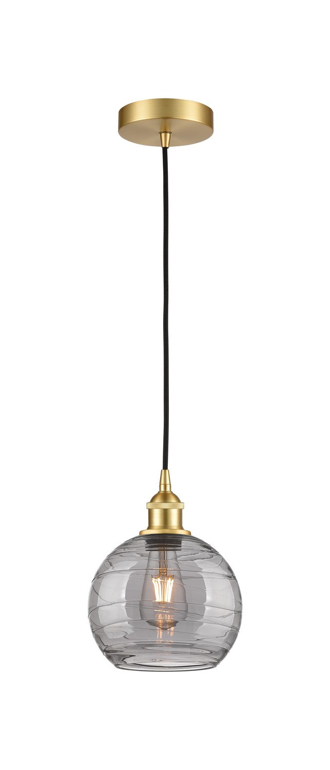 Innovations Edison 616-1P-SG-G1213-8SM Pendant Light - Satin Gold