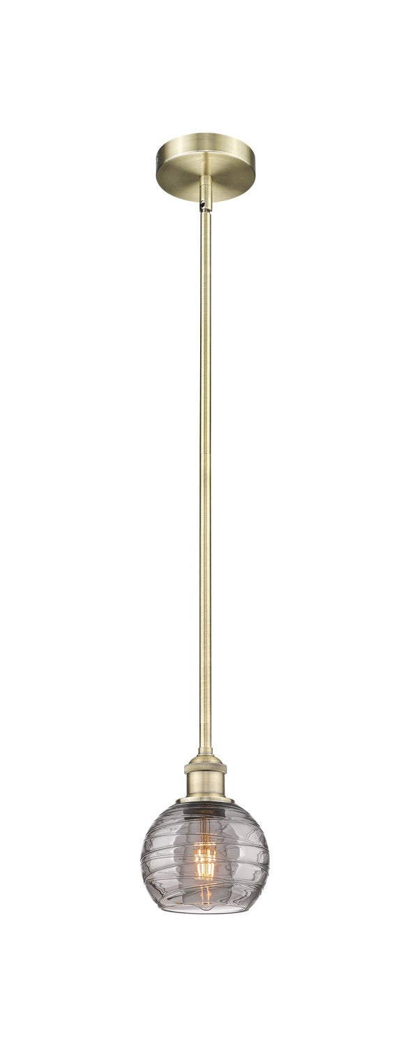 Innovations Edison 616-1S-AB-G1213-6SM Pendant Light - Antique Brass