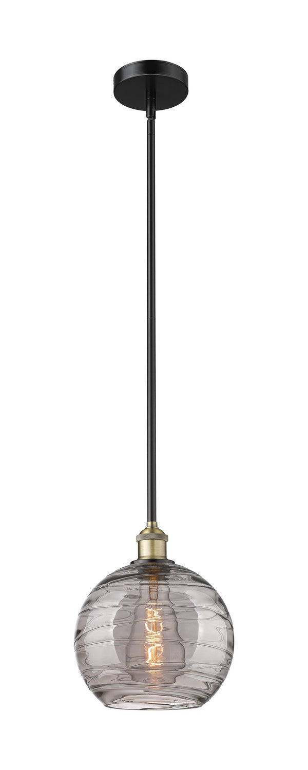 Innovations Edison 616-1S-BAB-G1213-10SM Pendant Light - Black Antique Brass