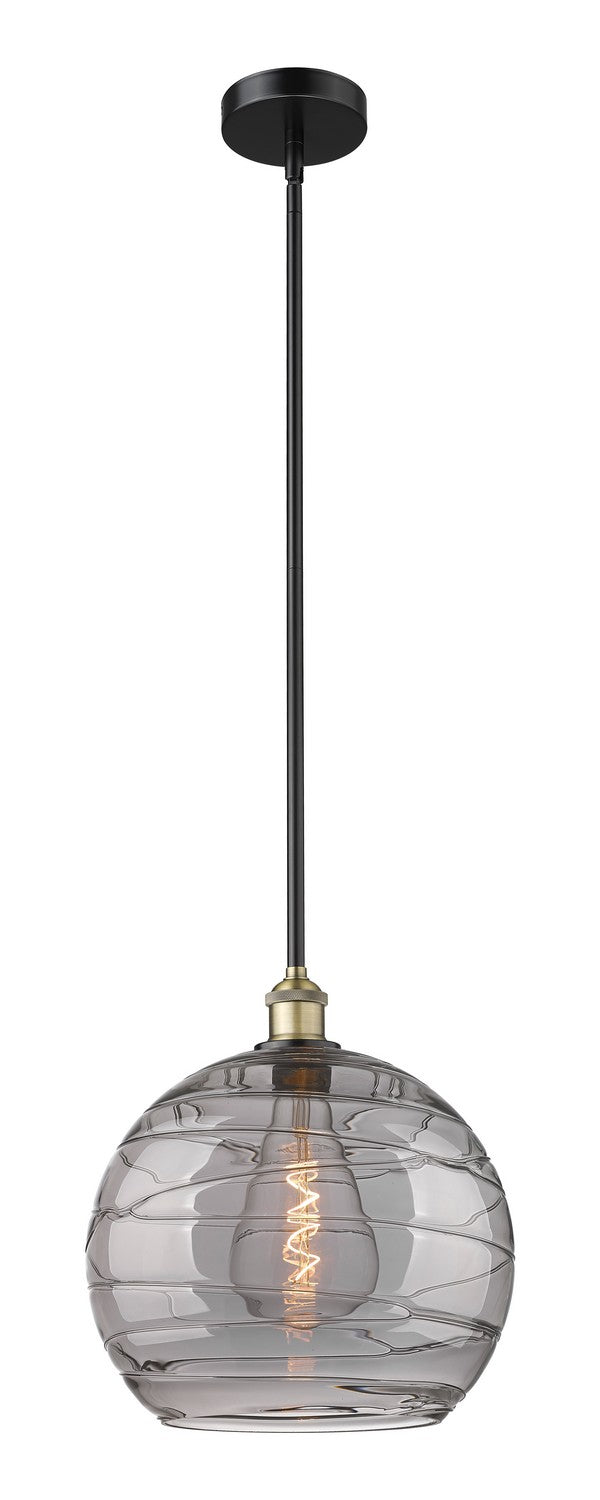 Innovations Edison 616-1S-BAB-G1213-14SM Pendant Light - Black Antique Brass