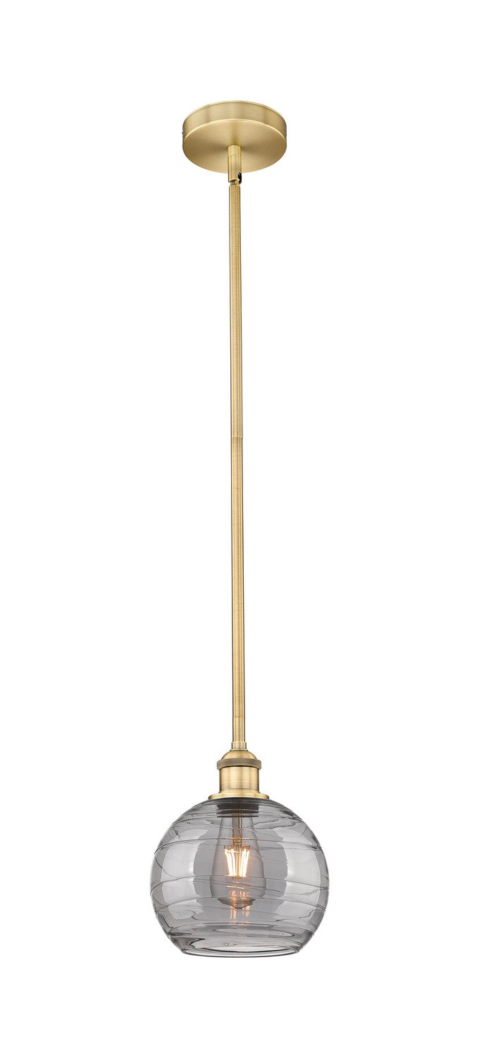 Innovations Edison 616-1S-BB-G1213-8SM Pendant Light - Brushed Brass