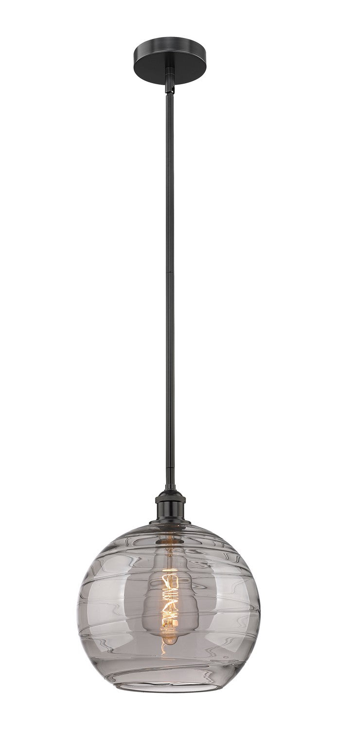 Innovations Edison 616-1S-BK-G1213-12SM Pendant Light - Matte Black