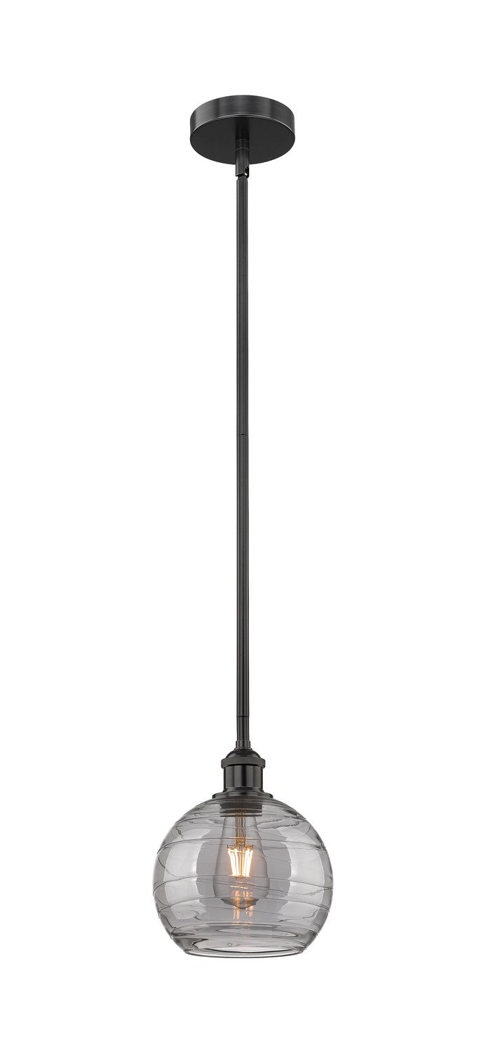 Innovations Edison 616-1S-BK-G1213-8SM Pendant Light - Matte Black