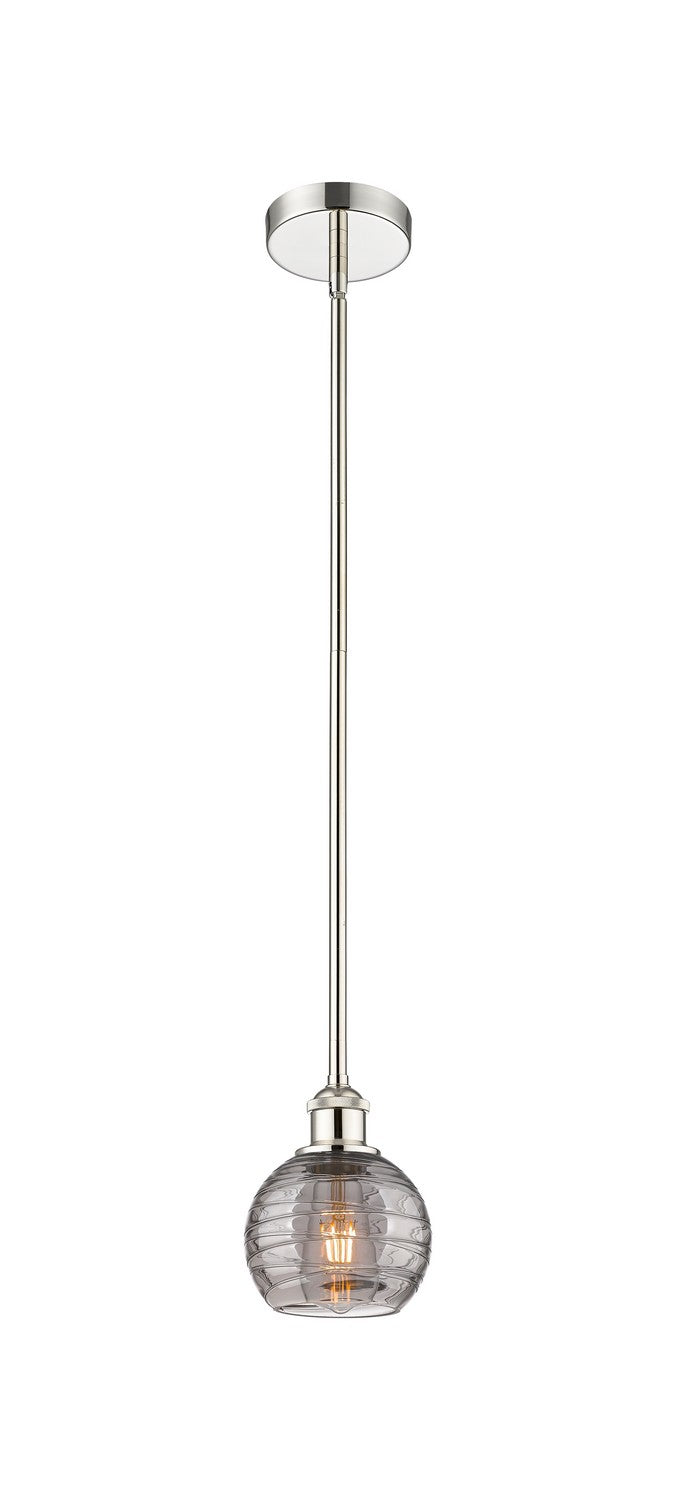Innovations Edison 616-1S-PN-G1213-6SM Pendant Light - Polished Nickel