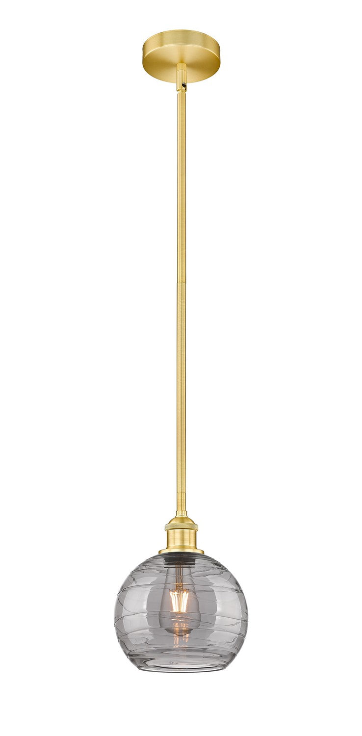 Innovations Edison 616-1S-SG-G1213-8SM Pendant Light - Satin Gold