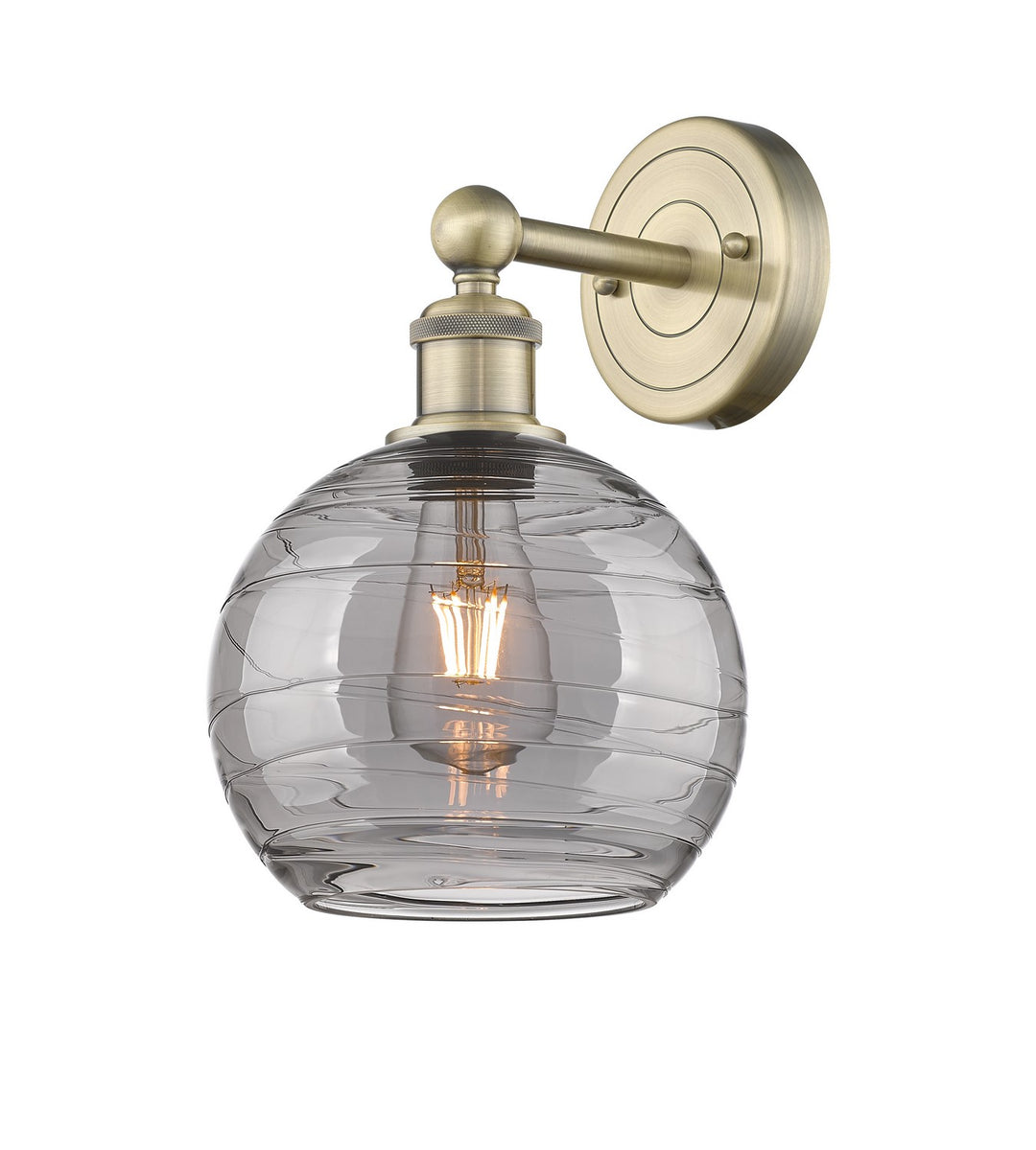 Innovations Downtown Urban 616-1W-AB-G1213-8SM Wall Sconce Light - Antique Brass