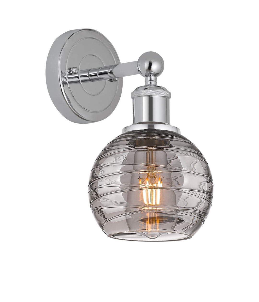 Innovations Edison 616-1W-PC-G1213-6SM Wall Sconce Light - Polished Chrome