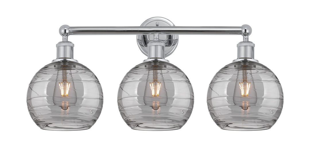 Innovations Downtown Urban 616-3W-PC-G1213-8SM Bath Vanity Light 26 in. wide - Polished Chrome