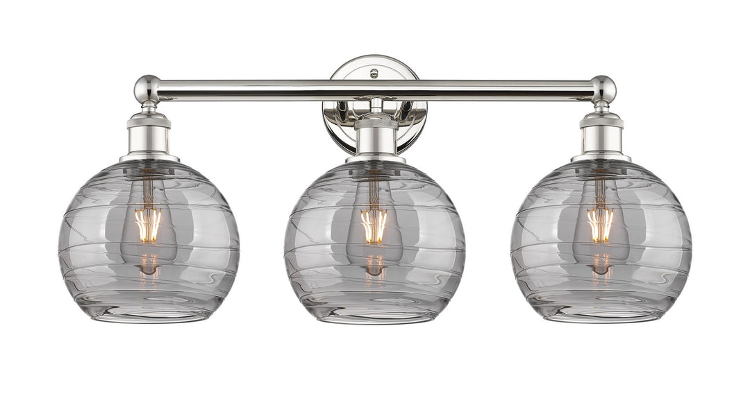 Innovations Downtown Urban 616-3W-PN-G1213-8SM Bath Vanity Light 26 in. wide - Polished Nickel