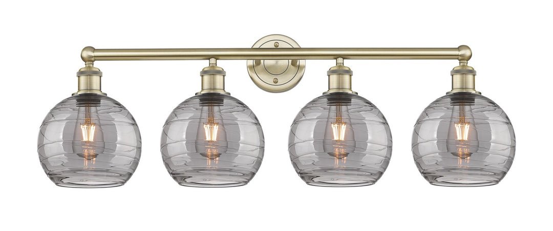 Innovations Downtown Urban 616-4W-AB-G1213-8SM Bath Vanity Light 35 in. wide - Antique Brass