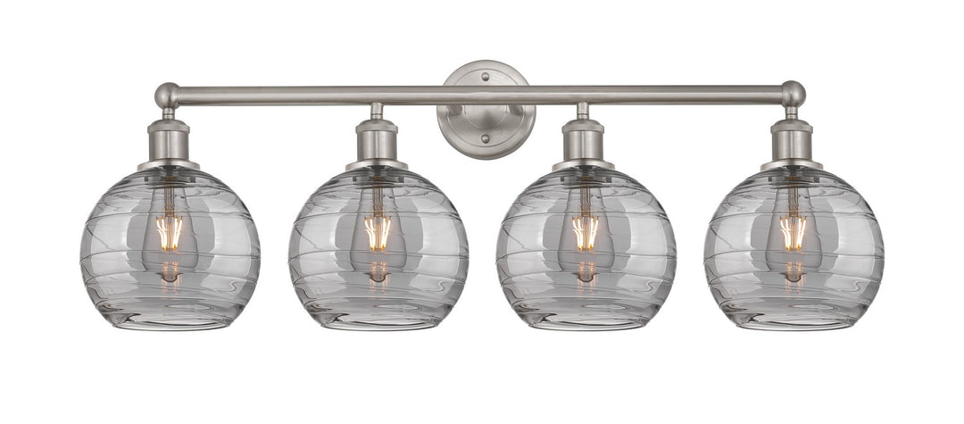 Innovations Downtown Urban 616-4W-SN-G1213-8SM Bath Vanity Light 35 in. wide - Satin Nickel