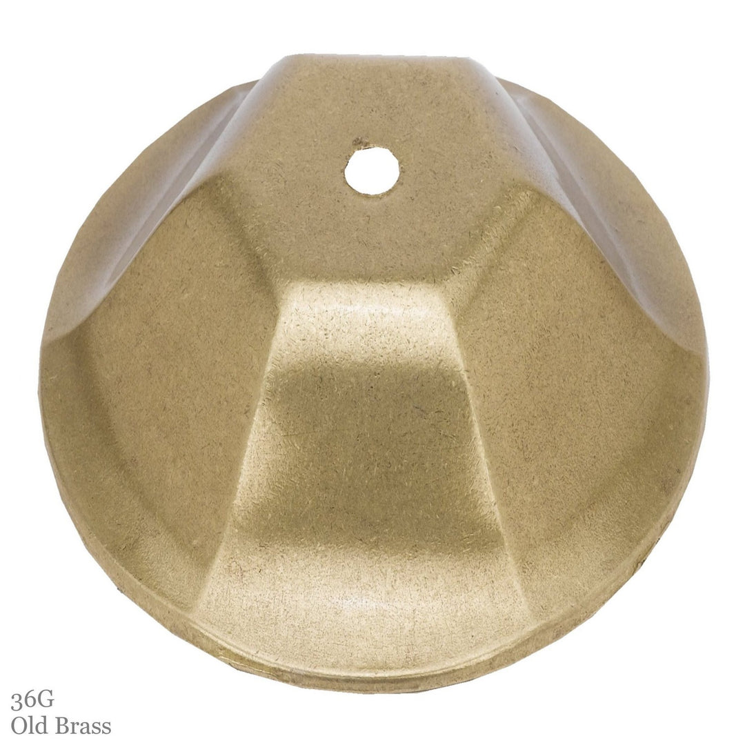 American Brass & Crystal Kensington FM5385-U-36G-ST Ceiling Light - Old Brass