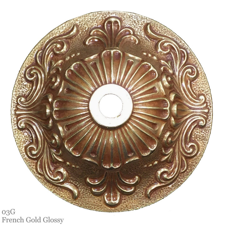 American Brass & Crystal Finisterra WS2080-O-U-03G-ST Wall Sconce Light - French Gold Glossy