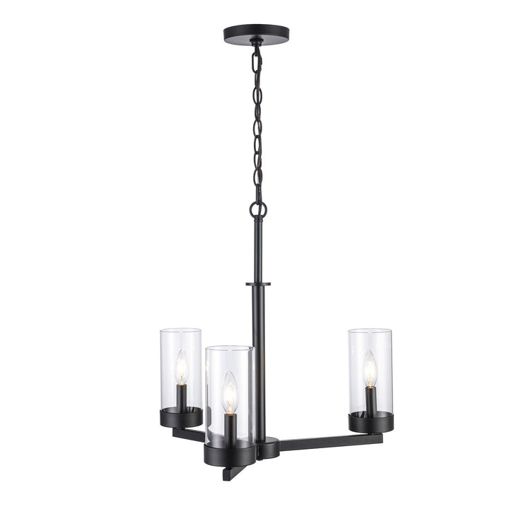 Trans Globe Imports Meadowlark 71735-3 BK Chandelier Light - Black