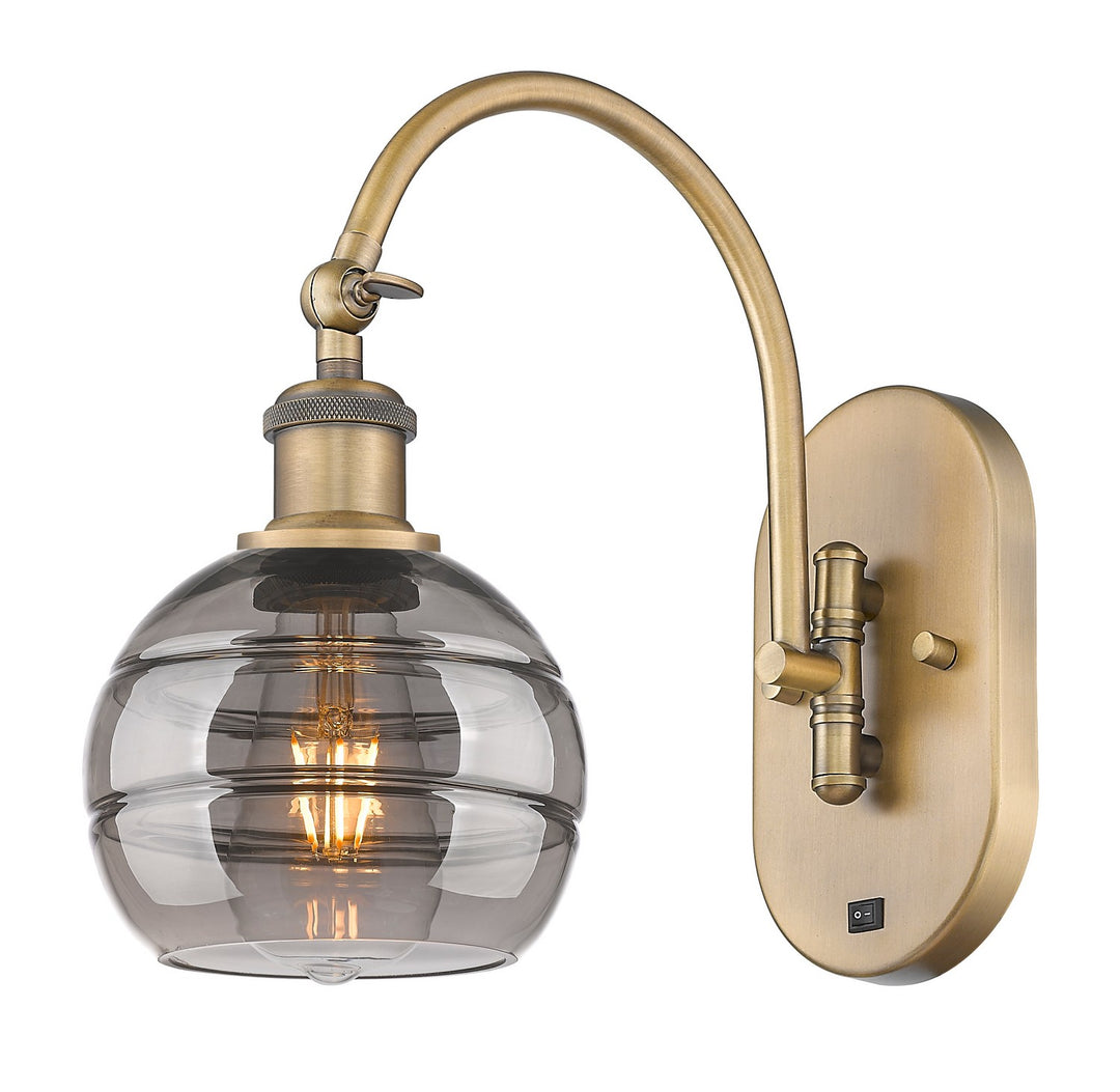 Innovations Ballston 518-1W-BB-G556-6SM Wall Sconce Light - Brushed Brass