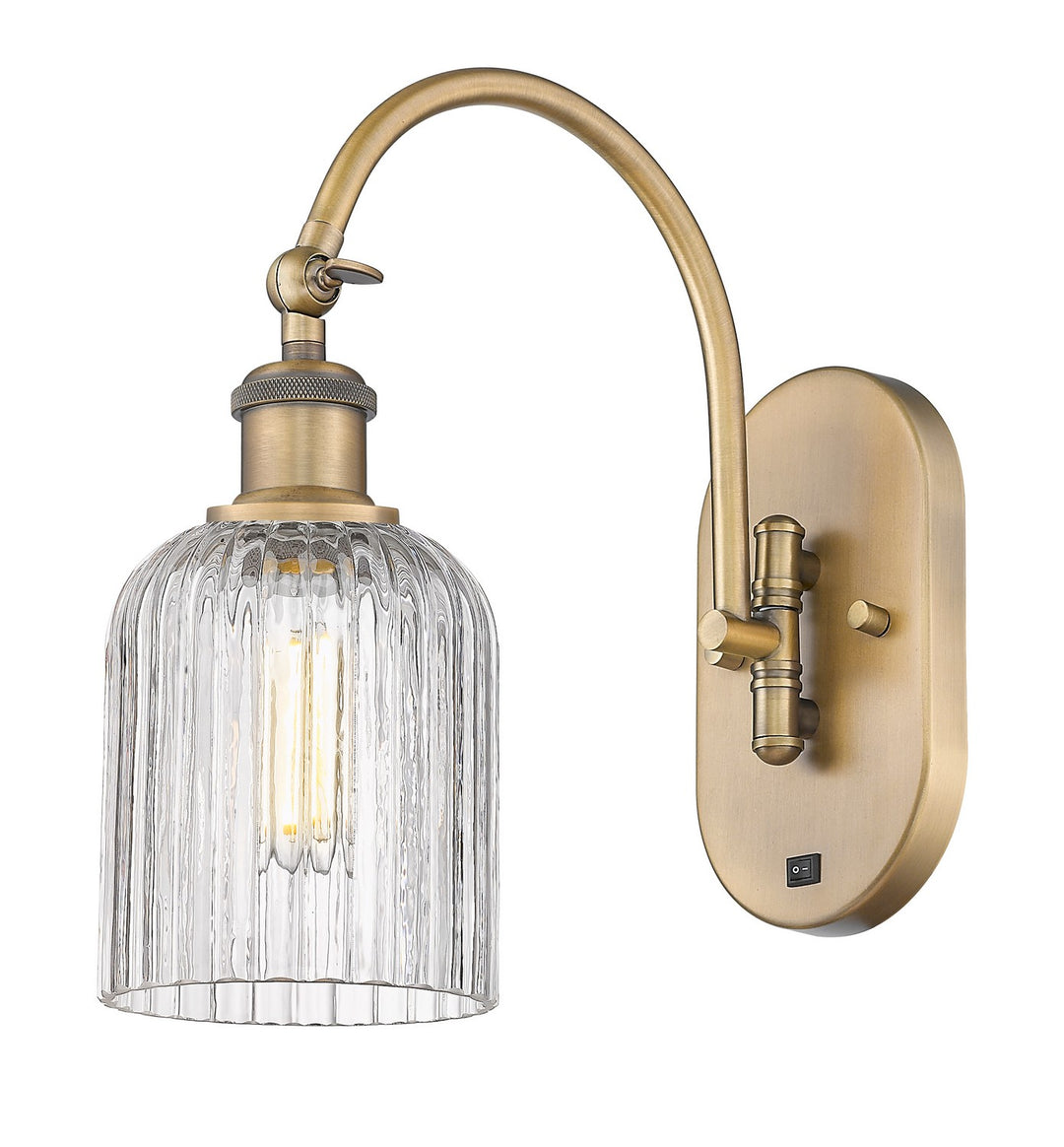 Innovations Ballston 518-1W-BB-G559-5CL Wall Sconce Light - Brushed Brass