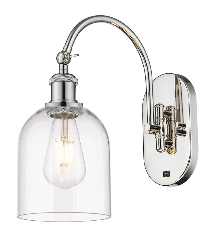 Innovations Ballston 518-1W-PN-G558-6CL Wall Sconce Light - Polished Nickel