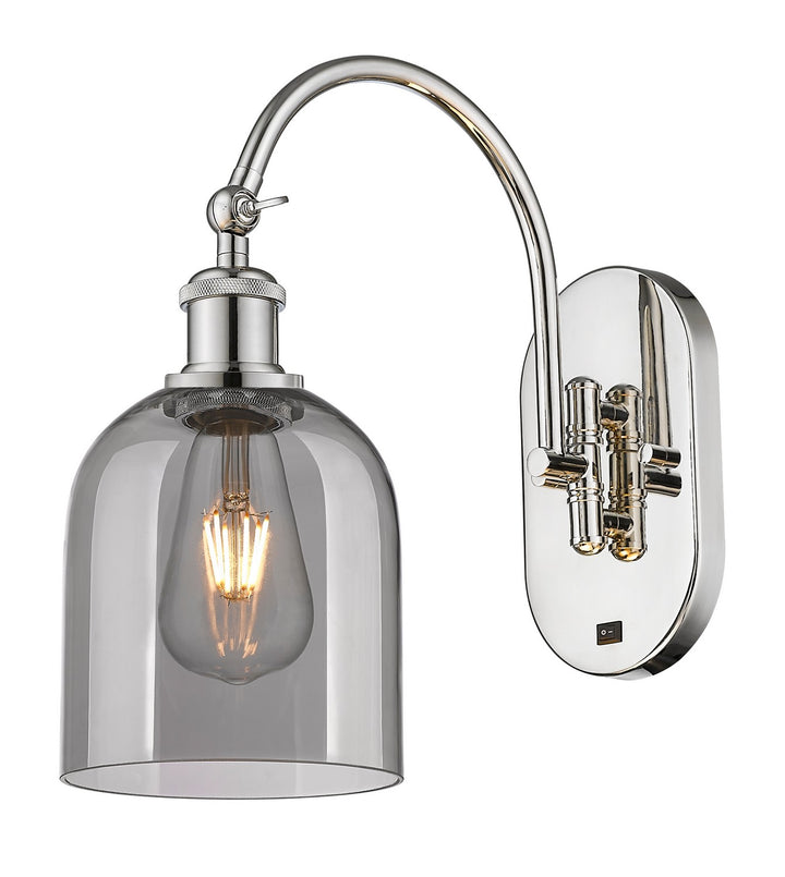 Innovations Ballston 518-1W-PN-G558-6SM Wall Sconce Light - Polished Nickel