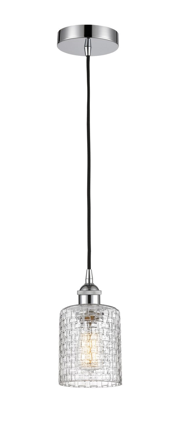 Innovations Lighting 616-1P-PC-G112C-5CL  Edison Pendant Light Polished Chrome