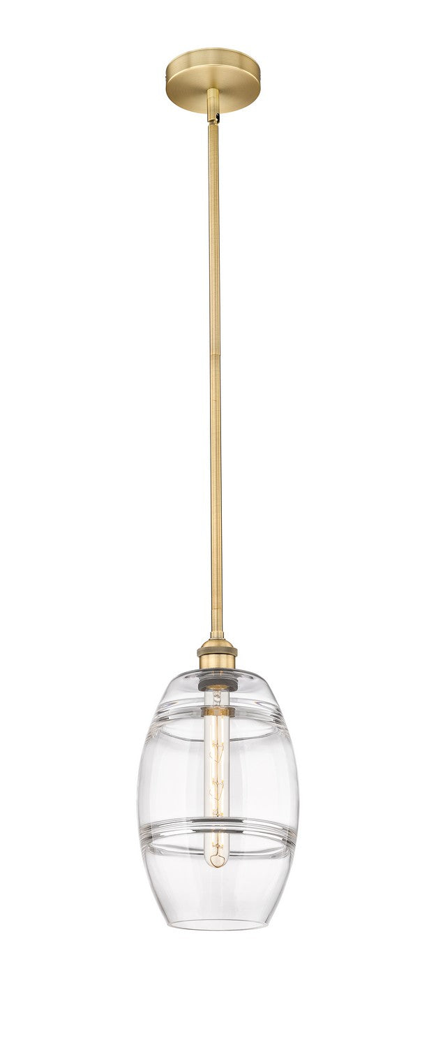 Innovations Lighting 616-1S-BB-G557-8CL  Edison Pendant Light Brushed Brass