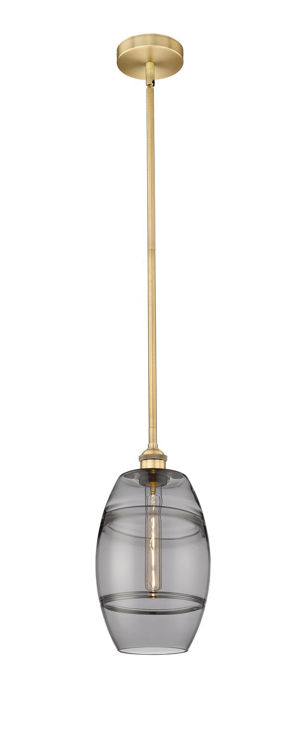 Innovations Lighting 616-1S-BB-G557-8SM  Edison Pendant Light Brushed Brass