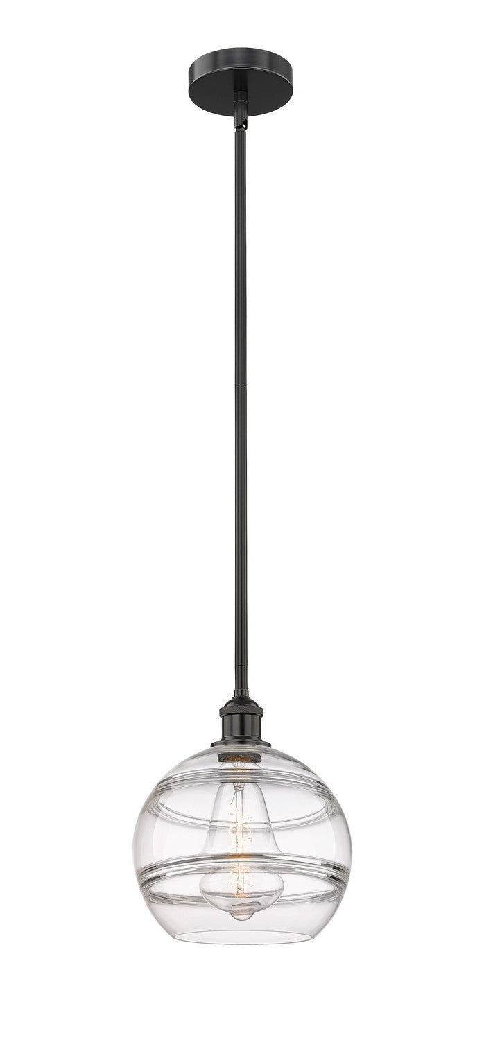 Innovations Lighting 616-1S-BK-G556-10CL  Edison Pendant Light Matte Black