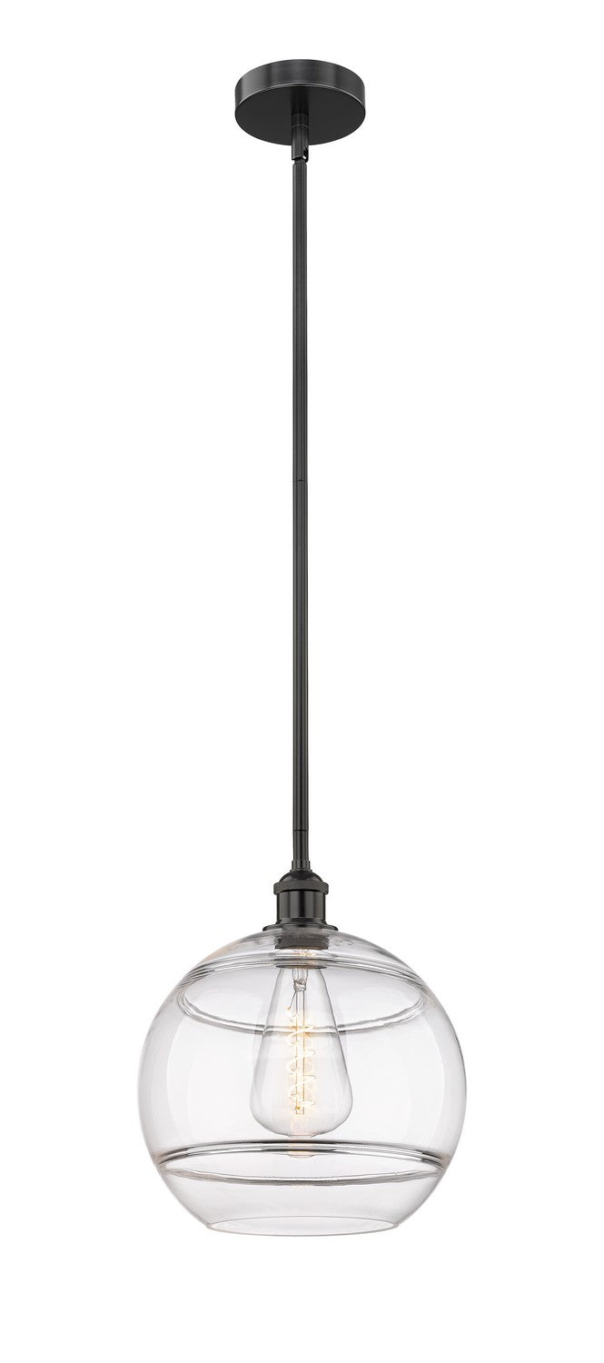 Innovations Lighting 616-1S-BK-G556-12CL  Edison Pendant Light Matte Black