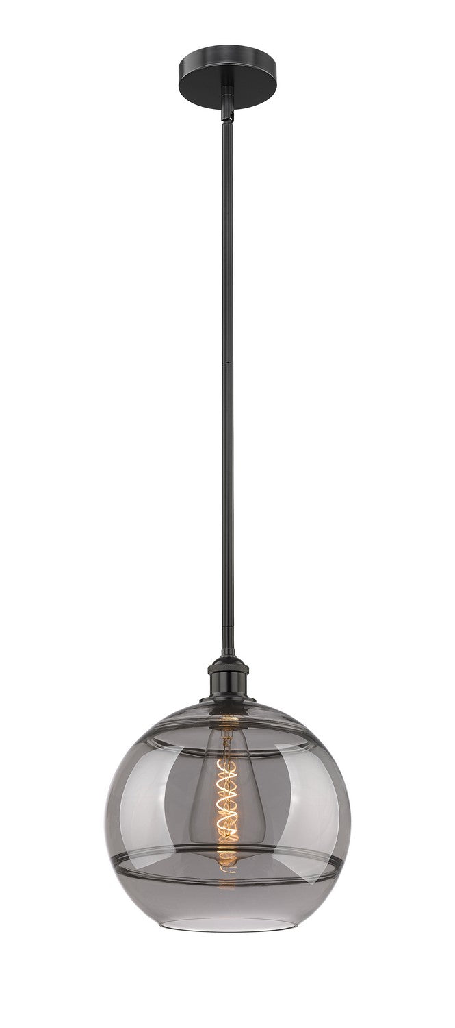 Innovations Lighting 616-1S-BK-G556-12SM  Edison Pendant Light Matte Black