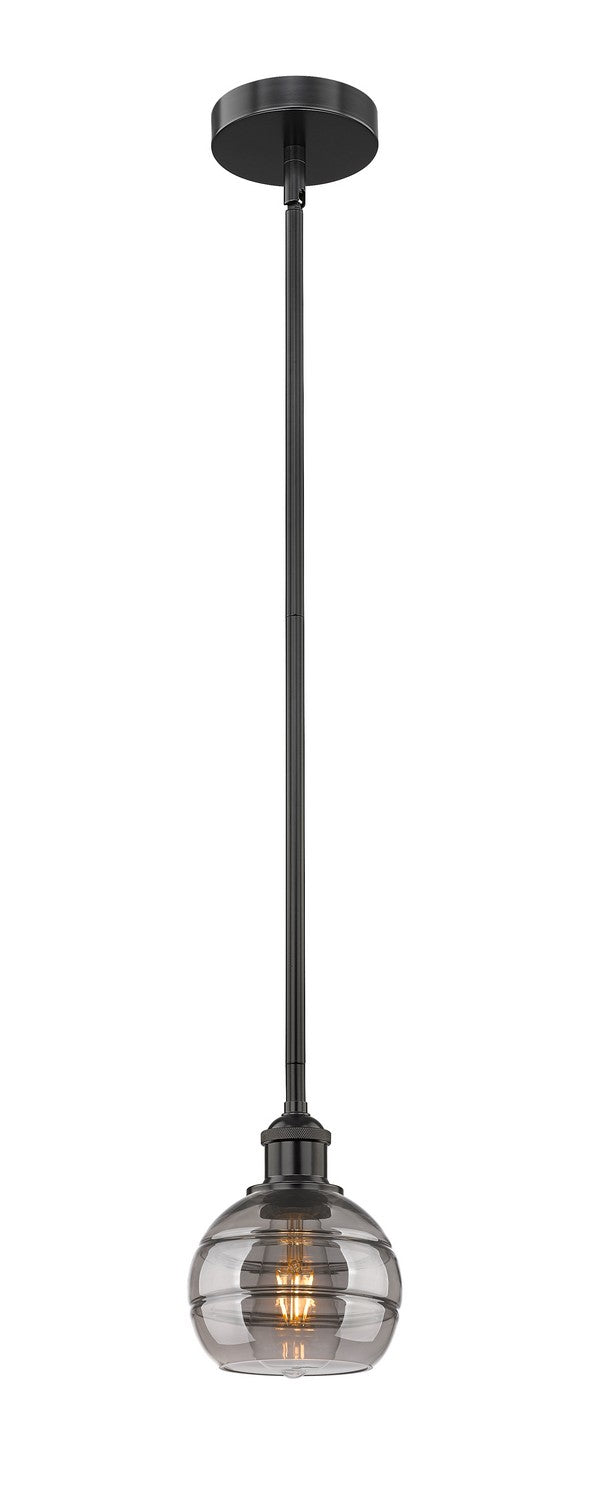 Innovations Lighting 616-1S-BK-G556-6SM  Edison Pendant Light Matte Black