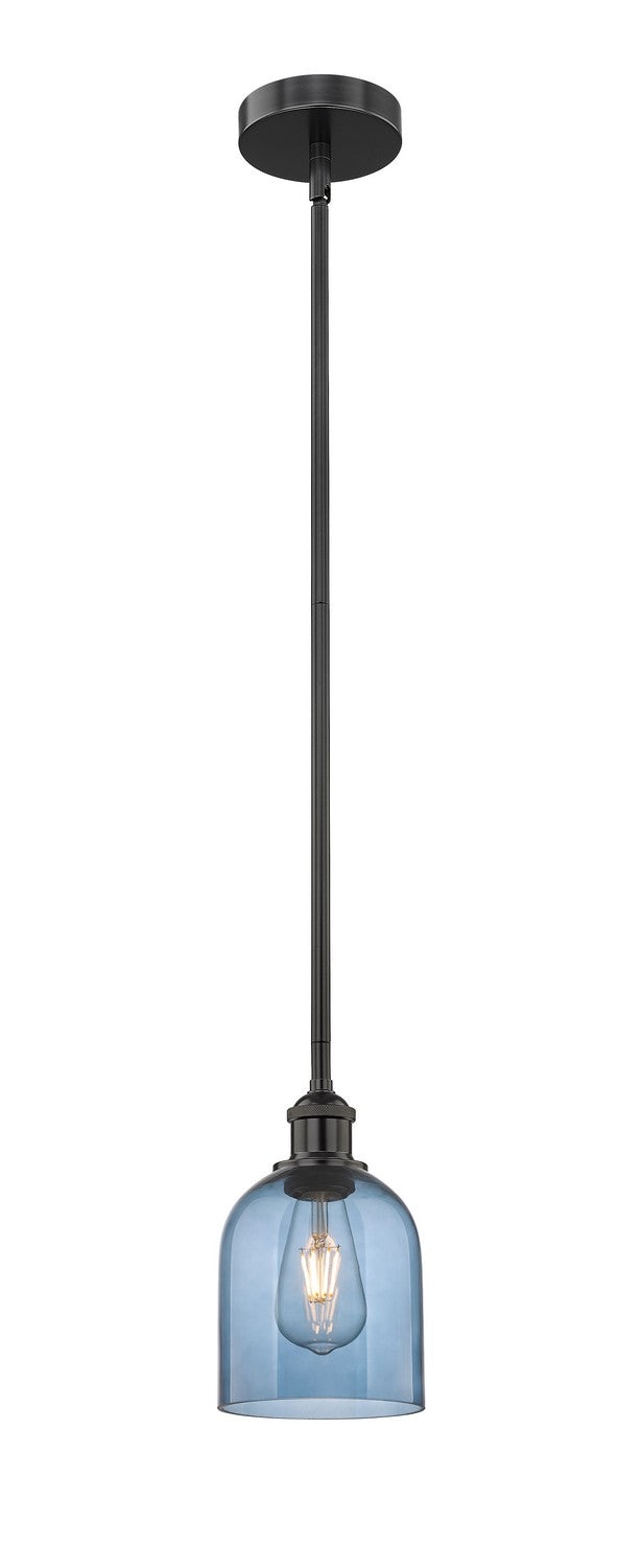 Innovations Lighting 616-1S-BK-G558-6BL  Edison Pendant Light Matte Black