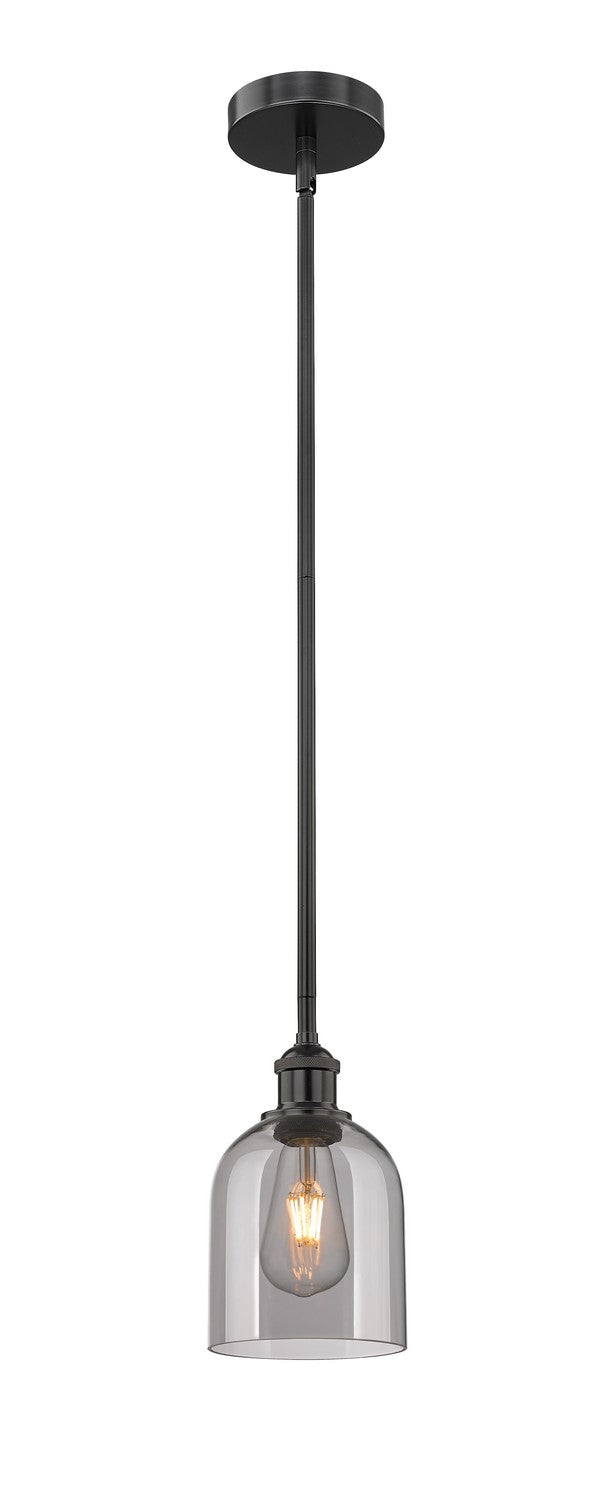 Innovations Lighting 616-1S-BK-G558-6SM  Edison Pendant Light Matte Black