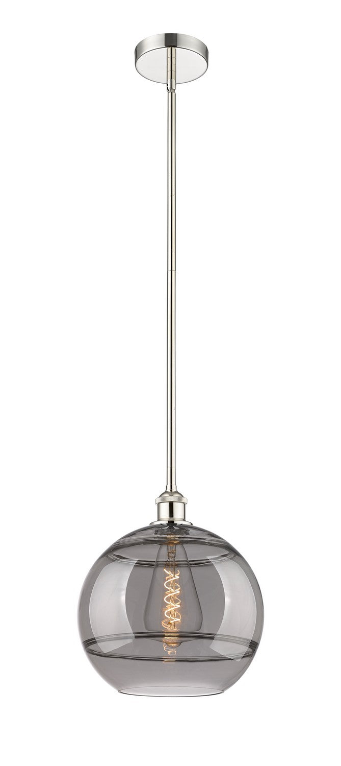 Innovations Lighting 616-1S-PN-G556-12SM  Edison Pendant Light Polished Nickel