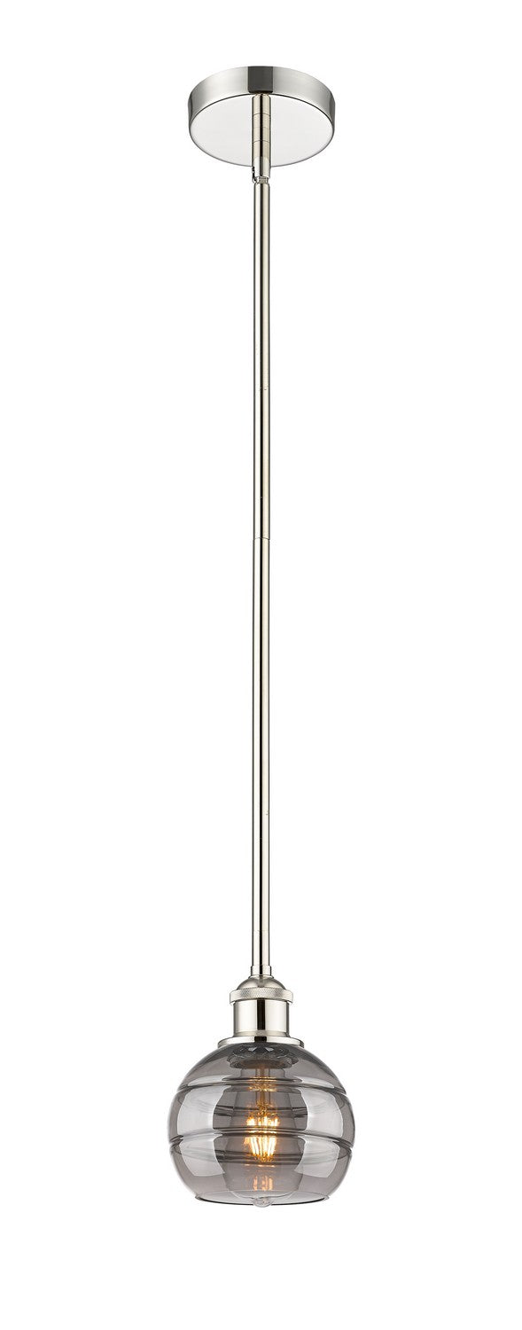 Innovations Lighting 616-1S-PN-G556-6SM  Edison Pendant Light Polished Nickel